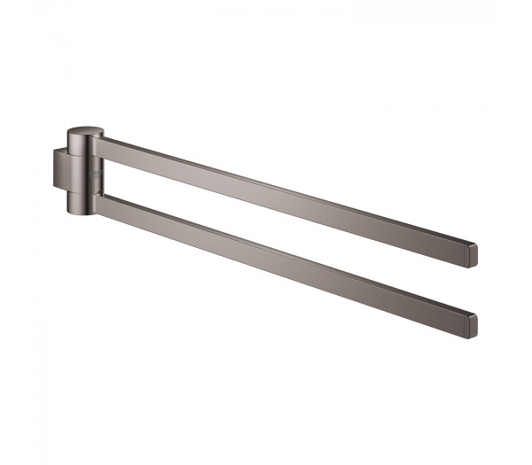 Держатель для полотенца GROHE Selection, двойной, поворотный, темный графит глянец 