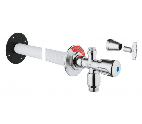 Наружный вентиль GROHE Eggeman Eurotec, хром 