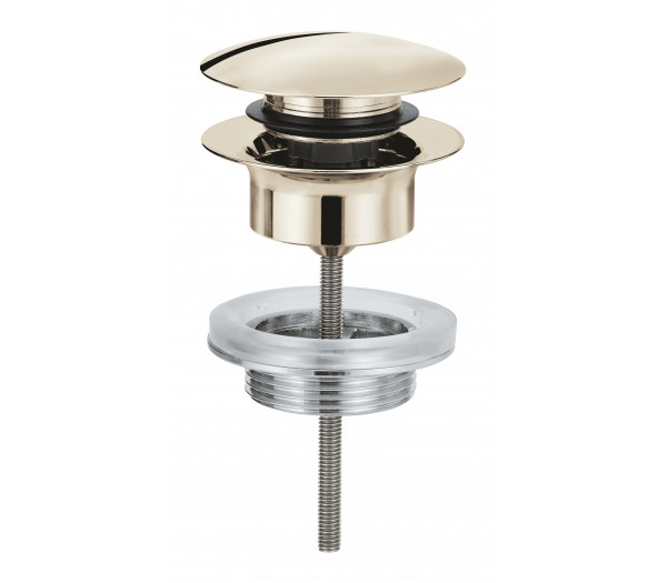 Донный клапан для раковины GROHE, никель глянец 