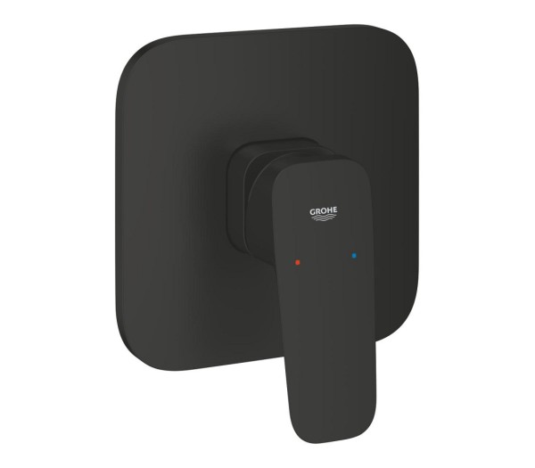 Внешняя часть смесителя для ванны GROHE Cubeo, матовый черный