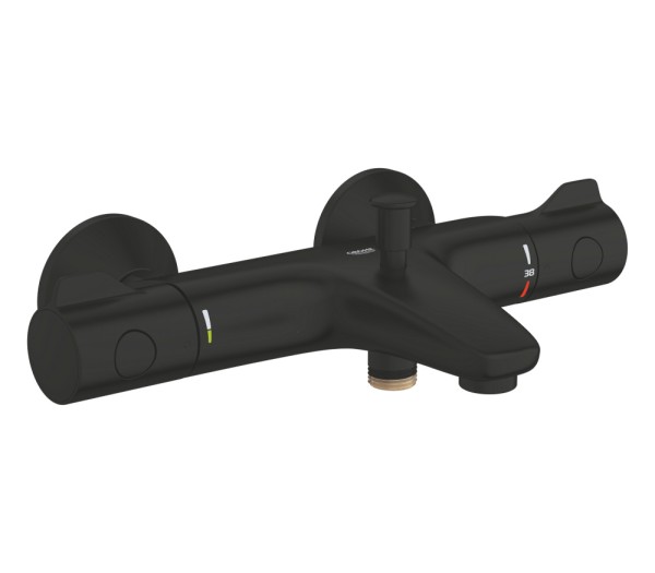Термостат для ванны GROHE Grohtherm 800, матовый черный