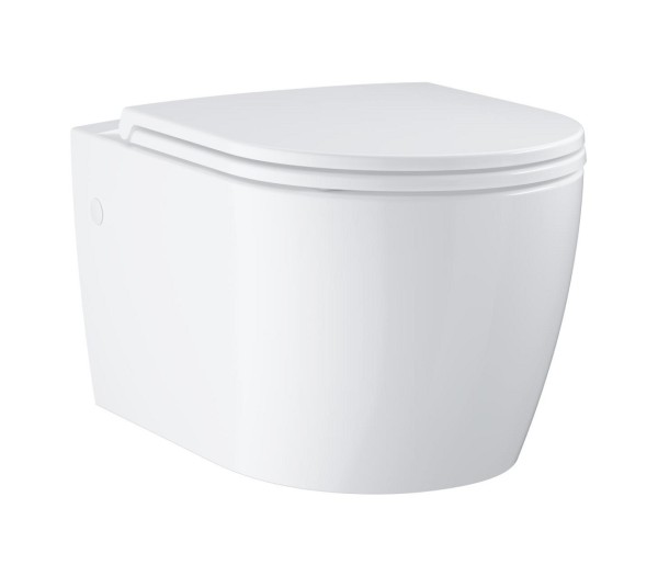 Подвесной унитаз GROHE Bau Ceramic с сиденьем с микролифтом, альпин-белый