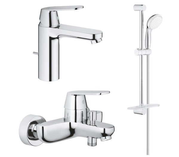 Готовый комплект для ванной комнаты GROHE Eurosmart Cosmopolitan, хром