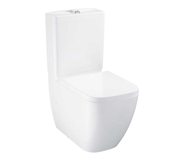 Унитаз-компакт с бачком и сиденьем микролифт GROHE Clova, альпин-белый (39909000)