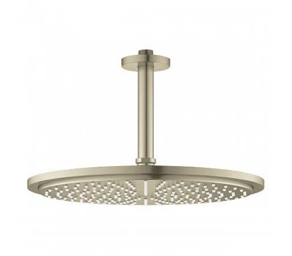 Верхний душ GROHE Rainshower с потолочным кронштейном, никель матовый (26067EN0)