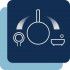 С GROHE AquaDimmer легко переключаться между изливом для ванны и ручным или тропическим душем, а также контролировать напор воды за одно движение. Эта же ручка также служит для включения и выключения потока воды.